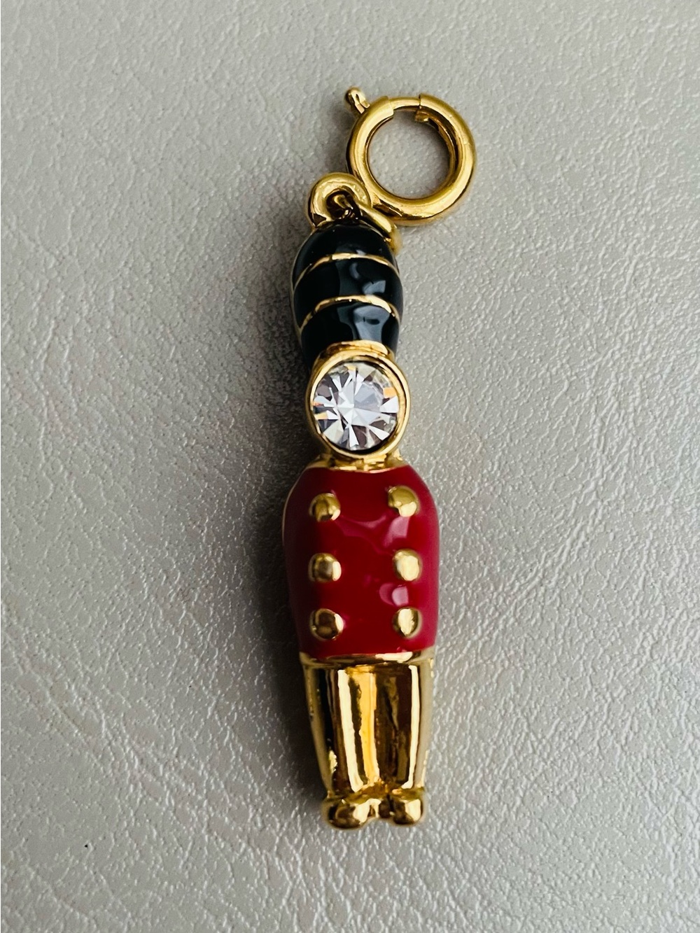 Monet Shiny Gold Nutcracker Pendant
